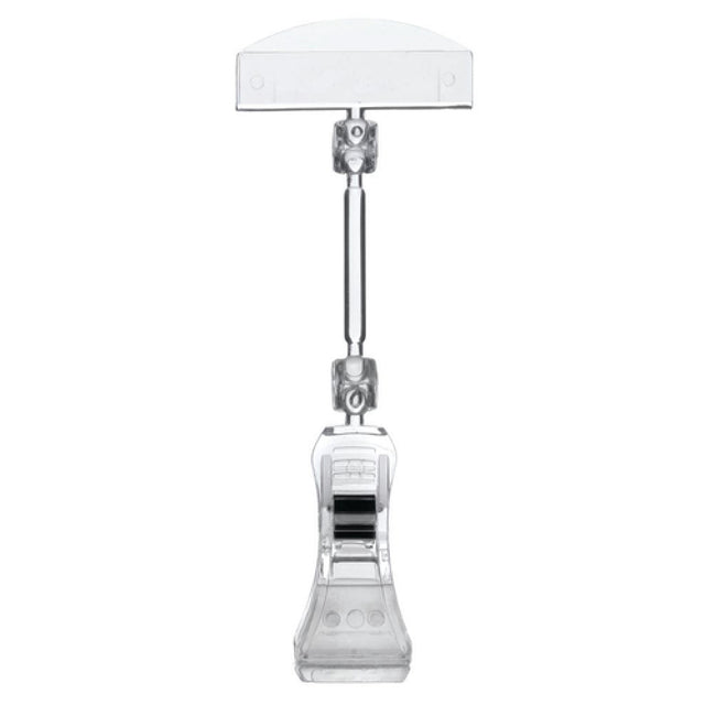 Hubert 44498 - Sign Holder, 6"H, Clip-on