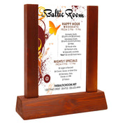 Menu Solutions WPF2S-A Table Tent Holds 4" X 6" Insert Picture Frame