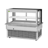 Turbo Air TBP60-46FDN Drop-In Refrigerated Bakery Display Case 61-3/4"W 15.7 Cu. Ft. Capacity