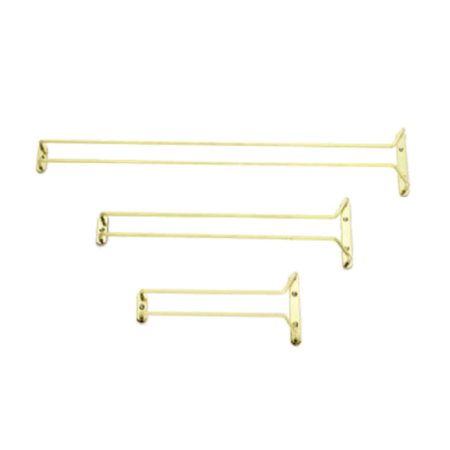 Alegacy Foodservice Products GR16 Glass Rack 16"L Gold Anodized Finish