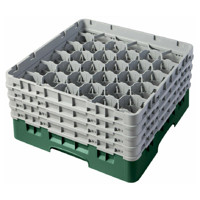 Cambro 30S800119 Camrack® Glass Rack With (4) Soft Gray Extenders Full Size