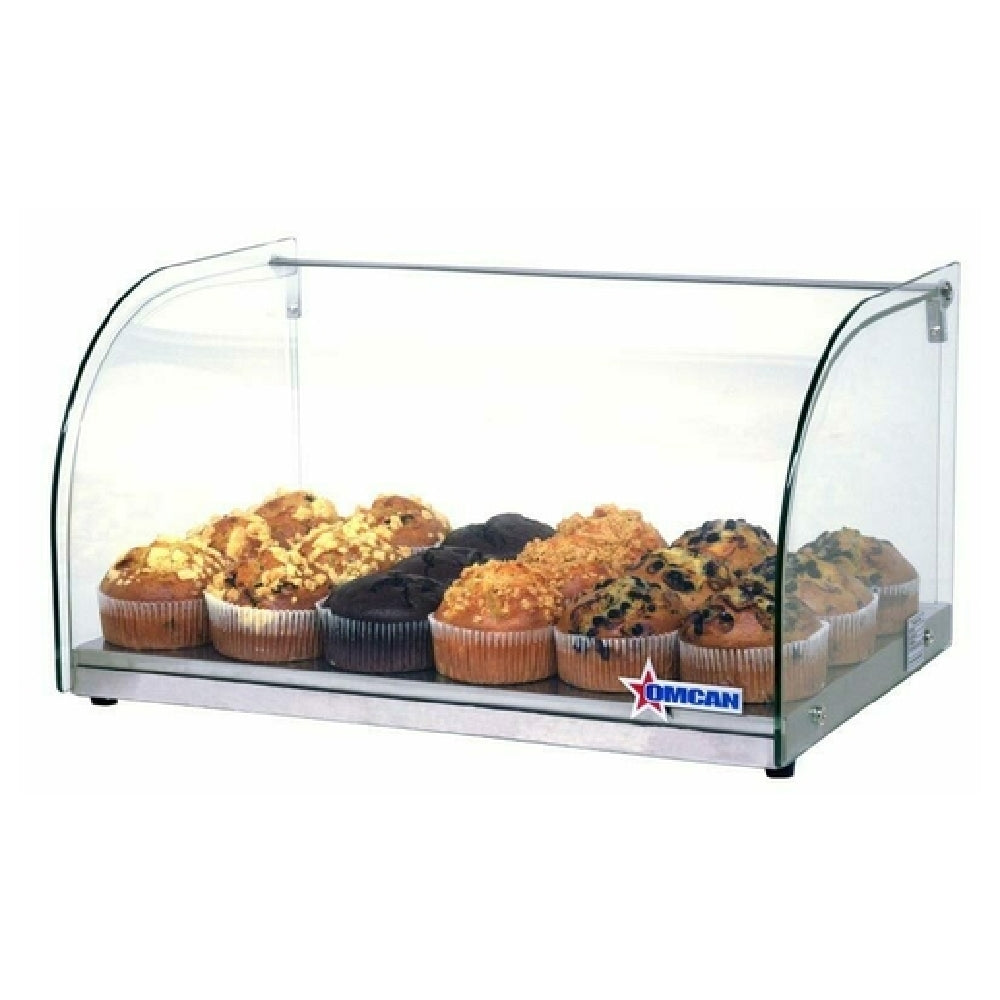 Omcan 44370 (44370) Display Case Countertop Curved Front Glass