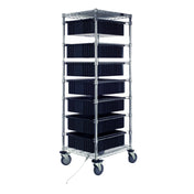 Quantum BC212469M1CO Bin Cart Mobile 21"W X 24"L X 69"H