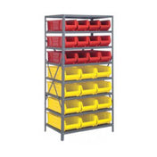 Quantum 2475-950952_BLUE - Shelving Unit, 24"D X 36"L X 75"H, Heavy Duty