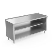 Winholt STCT-B1.5-3096-MS Work Table Cabinet Base With Open Front 96"W X 30"D X 34"H