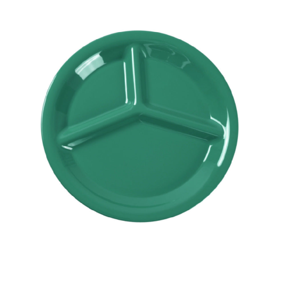 Yanco MS-710GR Milestone Compartment Plate 10" Dia. 3-compartments