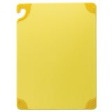 Carlisle CBG182412YL San Jamar Saf-T-Grip® Cutting Board 18" X 24" X 1/2"