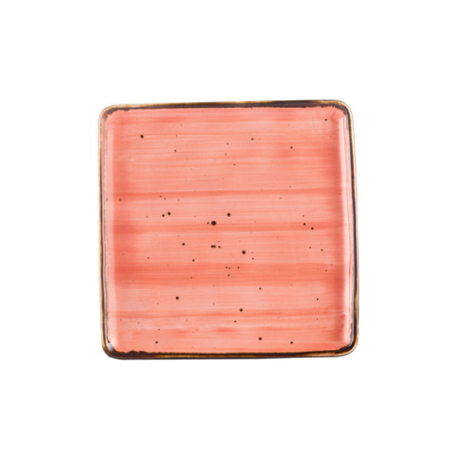 CAC China TUS-SQ8-CRL Tucson Plate 8-1/4"L X 8-1/4"W X 1/2"H Square