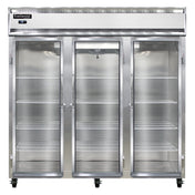 Continental Refrigerator 3RNGD Refrigerator Reach-in Display Three-section