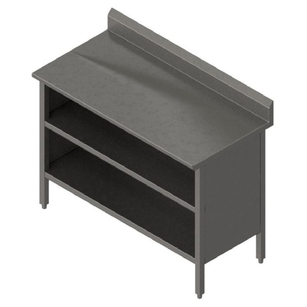 John Boos EBOS6R5-2460 Work Table Cabinet Base With Open Front 60"W X 24"D