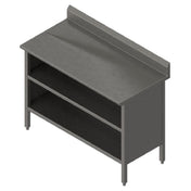 John Boos EBOS6R5-2460 Work Table Cabinet Base With Open Front 60"W X 24"D