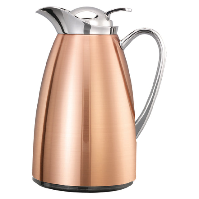 Service Ideas CJZ6CP Classy™ Vacuum Carafe 0.6 Liter (20 Oz.) 5" X 6-1/2" X 8-3/4"