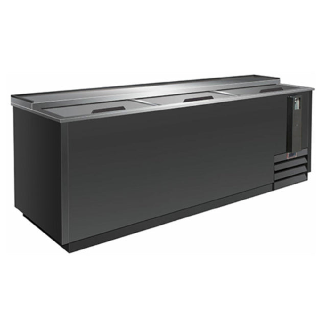 Hubert 50608 - Kratos® Bottle Cooler, 95 1/3"W X 27"D X 35"H, (3) Sliding Lids