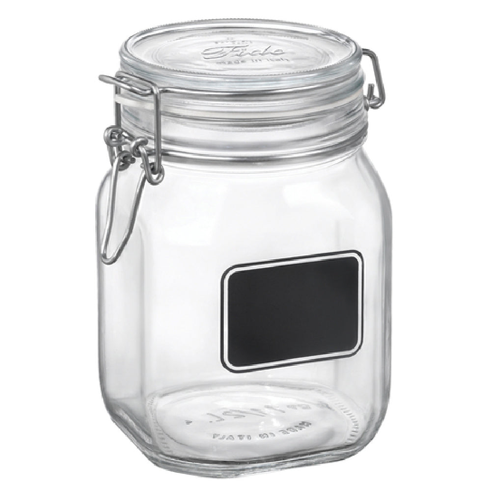 Steelite 4949Q463 Fido Chalkboard Jar 1.25 Qt 5.375" X 6.375"