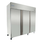 Empura E-KB82TF - Reach-In Freezer, 3 Swing Solid Doors, 81"W X 32.7"D X 82.3"H