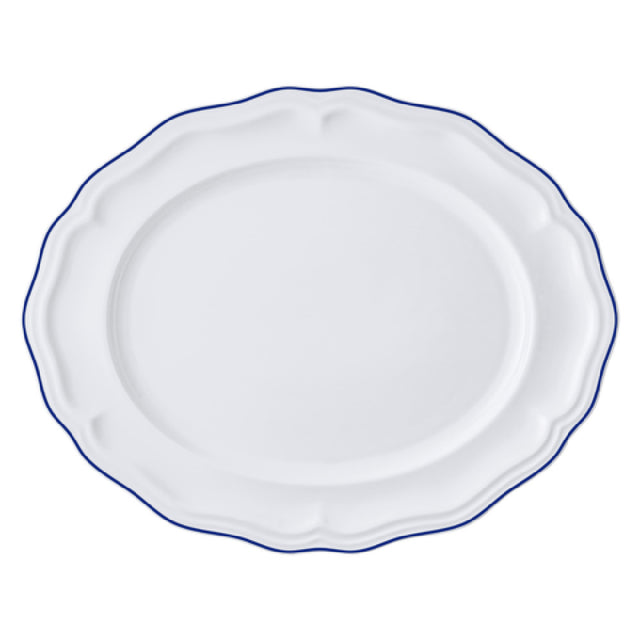 Steelite 62570FP817 Oval Platter 13.0" X 10.5" X 1.0" Adelina