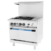 Turbo Air TARG-4B12G_NAT Radiance Restaurant Range Gas 36"