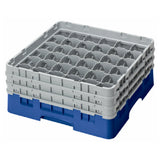 Cambro 36S638168 Camrack® Glass Rack With (3) Soft Gray Extenders Full Size