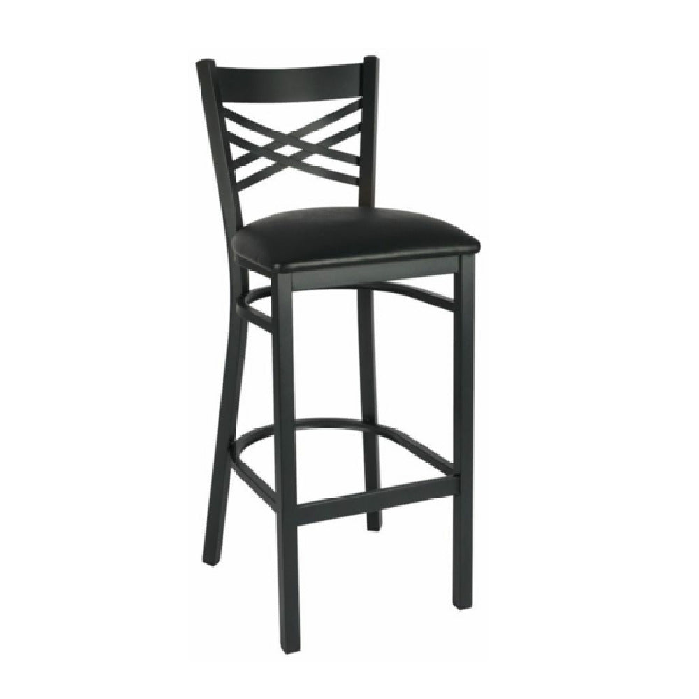 Hubert 32Q-028 - CenPro Bar Height Chair, 285 Lb. Weight Capacity, Cross Back