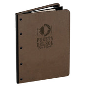 Menu Solutions HB40C Menu Cover Holds 8-1/2" X 11" Inserts Triple Booklet With 4 Views