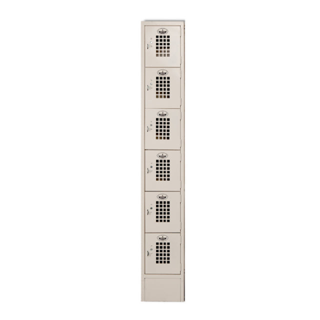 Winholt WL-66-15 Lockers 6-tier Floor Mounted