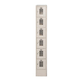 Winholt WL-66-15 Lockers 6-tier Floor Mounted