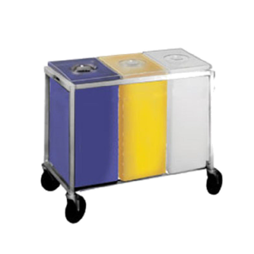 Winholt 148PIB - Ingredient Bin, Triple Assembly, 1 White