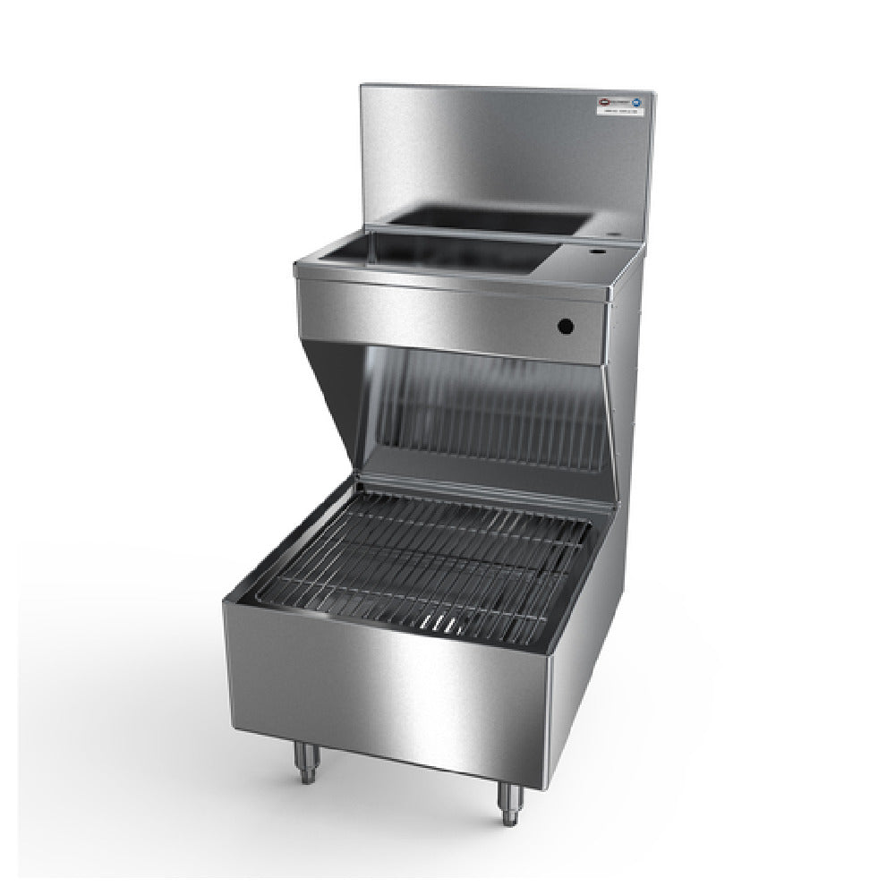 NBR Equipment HUSC-2025 Hand/Utility Sink Combination 20-1/2"W X 25-3/4"D X 43-1/4"H Overall Size