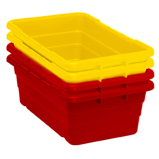 Quantum TUB2516-8CS_GRAY - Cross Stack Tub, 5.51 Gallon Capacity, 100 Lb. Weight Capacity