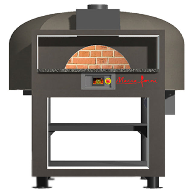 Marra Forni EF130W Facade Wood Fired Oven Enclosed 51.18" Dia. Interior Brick Deck