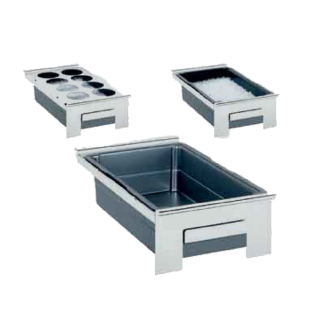 BauscherHepp 06.2450.9990 Ice Tray 20-3/4" X 12-3/4" X 5-1/2" Fits GN 1/1 Low & High Frames