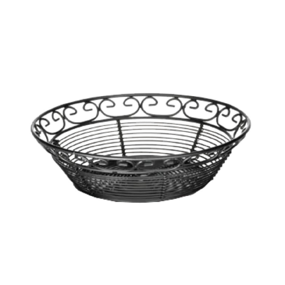 TableCraft Products BK27508 - Mediterranean Collection™ Basket, 8" Dia. X 2-1/4"H