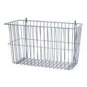 Quantum SG-B17710GY Store Grid Basket 17-3/8"W X 7-1/2"D X 10"H Gray Epoxy Antimicrobial Finish