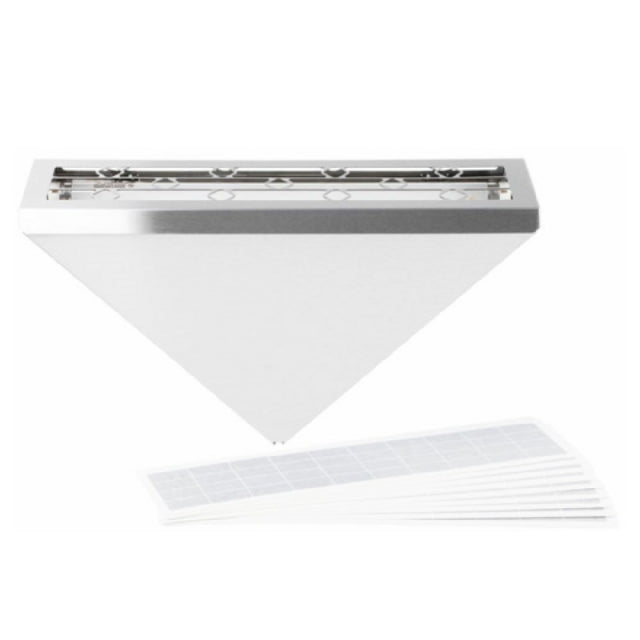 Curtron BL-150-SS-COMBO Pest-Pro Series 150 Decorative Silent Flying Insect Trap & Replacement Glue Boards Combination Pack