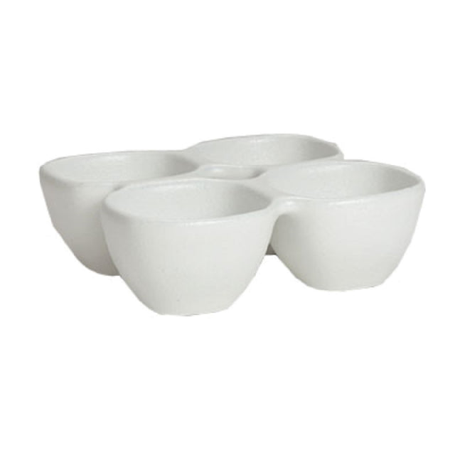 GET Enterprises BS303LV Bugambilia® Condiment Bowl 4-division 10 Oz.