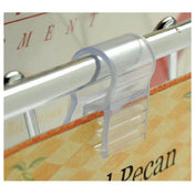 Hubert 35946 - HoldzFast Shelf Tag Holder, For Wire Basket, 1/2"