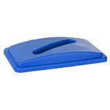 Alpine Industries ALP478-4-BLU Paper Recycling Lid For 477-R-BLU 22"W X 12"D X 2-9/10"H