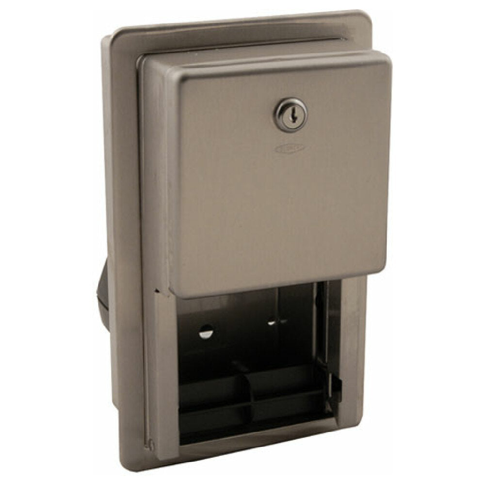 Bobrick B3888 Toilet Paper Disp Multi Roll/recessed