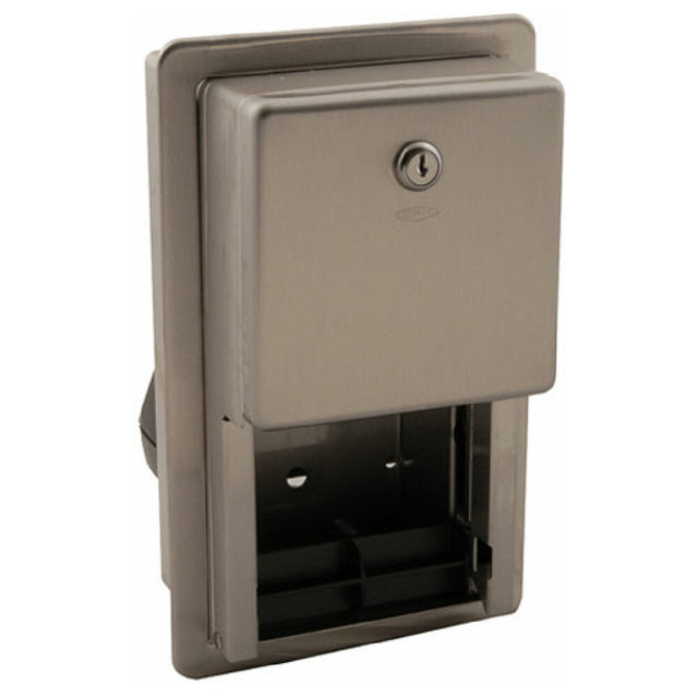 Bobrick B3888 Toilet Paper Disp Multi Roll/recessed