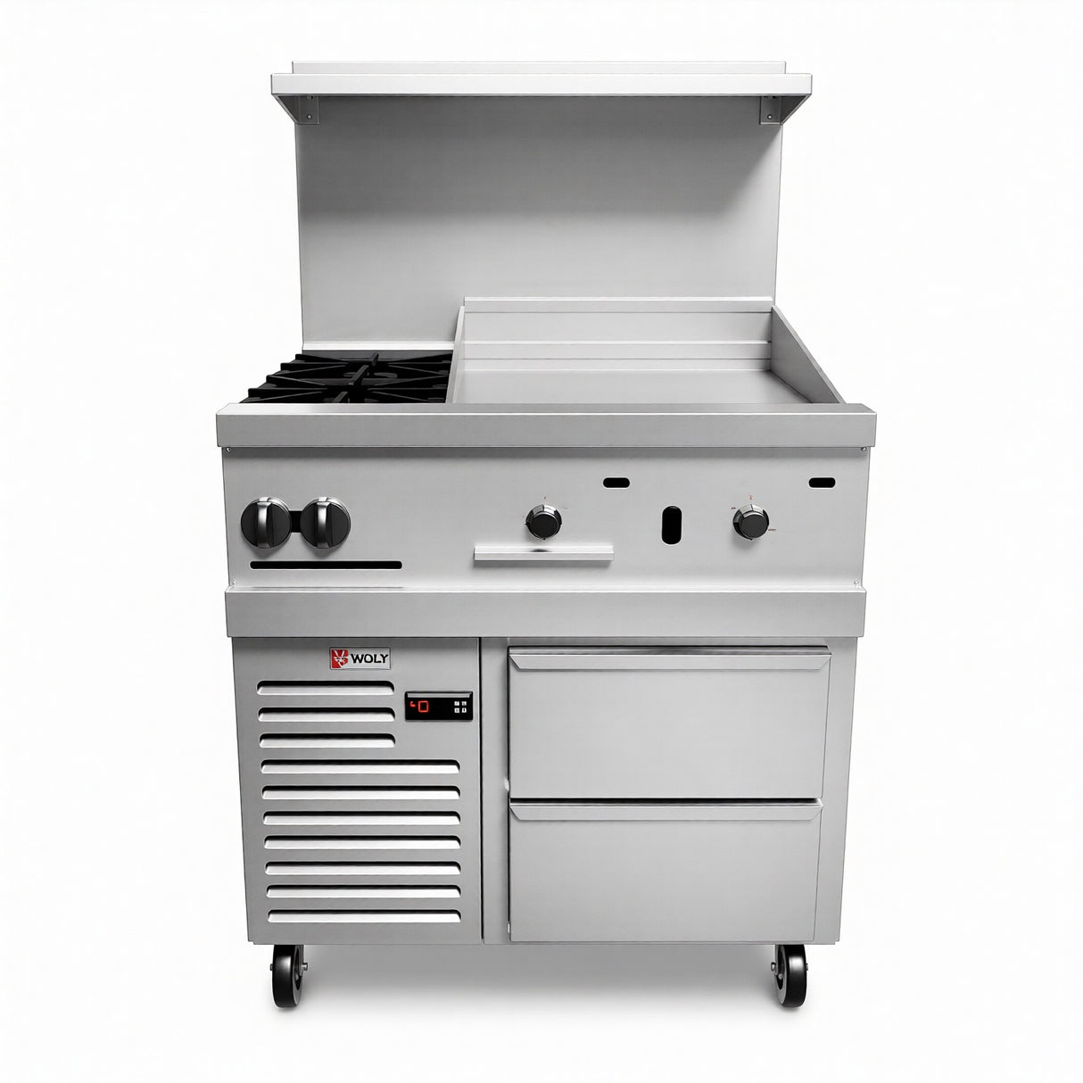 Wolf C36R-2B24G_LP Gas 36 Inch Challenger XL Restaurant Range