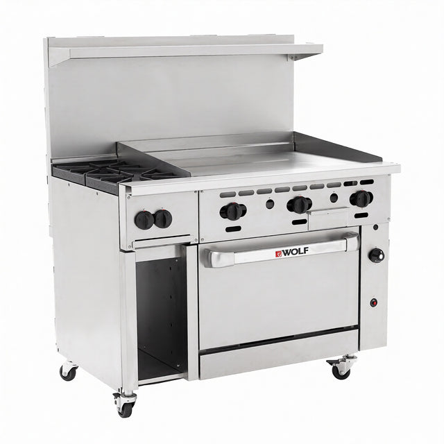 Wolf C48R-36G2B_LP Challenger XL™ Restaurant Range Gas 