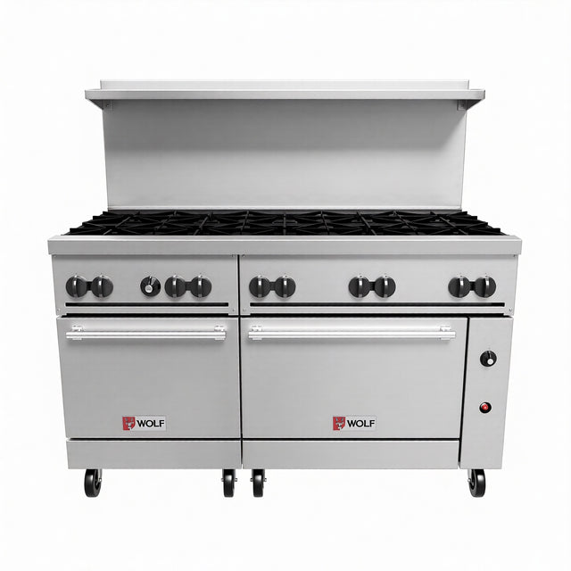 Wolf C60RS-10B_LP 60 Inch Gas Restaurant Range
