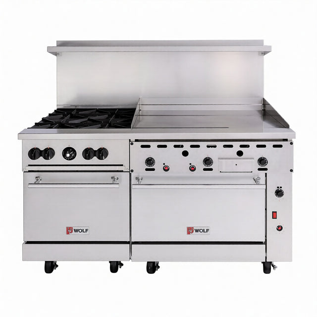 Wolf C60RS-36GT4B_NAT 60 Inch Gas Range 