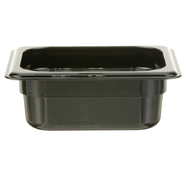 AllPoints CAM62HP110 Sixth 4" Food Pan Black Hight Heat