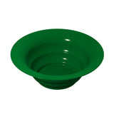 A green Salad Bowl with a wide rim and shallow shape, featuring smooth, rounded edges and a circular base. Its glossy surface reflects light, highlighting its curves and depth—ideal for cold holding your favorite salads.