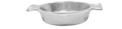 A small, round, cast aluminum bowl with thick walls, two short, flat handles on opposite sides, and a smooth surface. The Mini Server’s sturdy, utilitarian design makes it ideal for cold holding. The background is white.