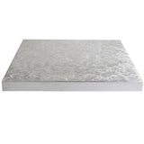 A 36 x 36 aluminum panel with a brushed, swirling texture creates a wavy, reflective look. The panel features clean, sharp edges and sits against a plain white background, viewed from the front at a slight downward angle.