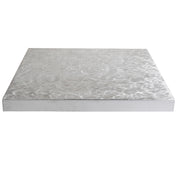 A 36 x 36 aluminum panel with a brushed, swirling texture creates a wavy, reflective look. The panel features clean, sharp edges and sits against a plain white background, viewed from the front at a slight downward angle.