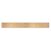 A long, narrow strip of copper-colored perforated board (stripboard) with evenly spaced holes in a grid pattern, ideal for prototyping surface mount electronic circuits. The rectangular strip is set against a white background.