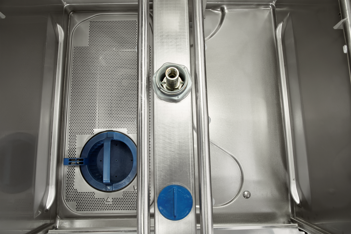 Hobart AMTL-2 Dishwasher 80 Rack Per Hour High Temp Electric Stainless Steel with Dual Wash Chambers